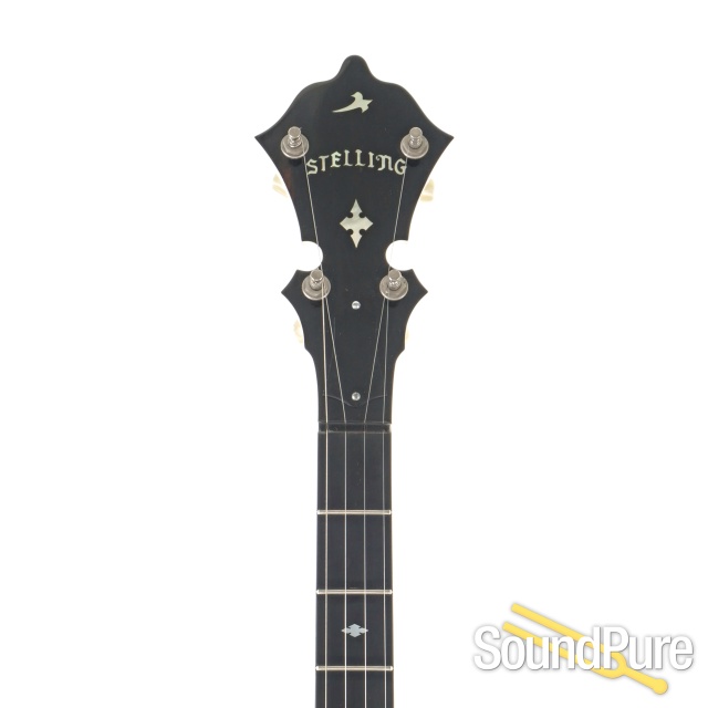 Stelling White Star Banjo #1193- Used — image 7