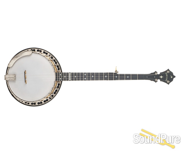 Stelling White Star Banjo #1193- Used — image 8