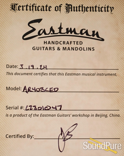 Eastman AR403CED Archtop Guitar #L2301047 — image 5