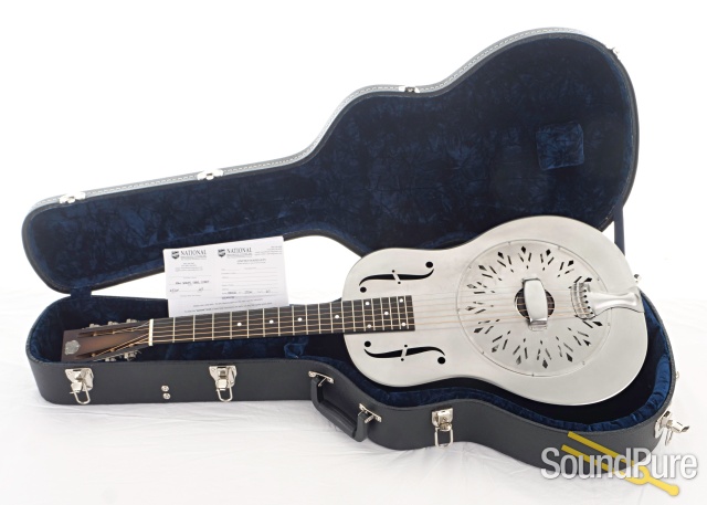 National Resophonic Raw 12 Fret Steel Resonator #25261 — image 6