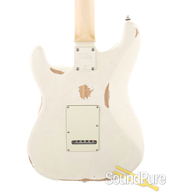 Tuttle Vintage Classic S Heavy Age Olympic White Guitar #908 — image 4