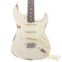 Tuttle Vintage Classic S Heavy Age Olympic White Guitar #908 Tuttle Vintage Classic S Heavy Age Olympic White Guitar #908