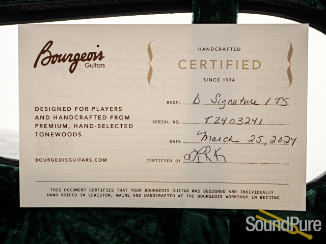 Bourgeois Touchstone D Signature Acoustic Guitar #T2403241 — image 6