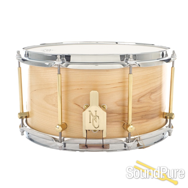 Noble & Cooley 7x13 Solid Birch Shell Natural Snare Drum — image 2