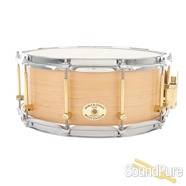 Noble & Cooley 6x14 Solid Maple Natural Snare Drum #6743 — image 1