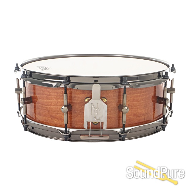 Noble & Cooley 5x14 Solid Maple Honey Maple Gloss Snare Drum — image 2