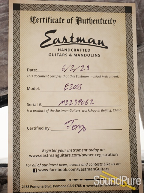 Eastman E20SS Acoustic Guitar #M2239062 - Used — image 4