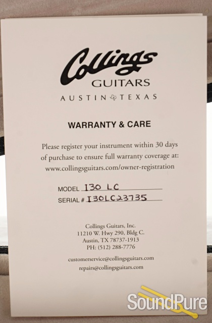 Collings I-30LC Aged Faded Cherry Guitar #I30LC23735 — image 5