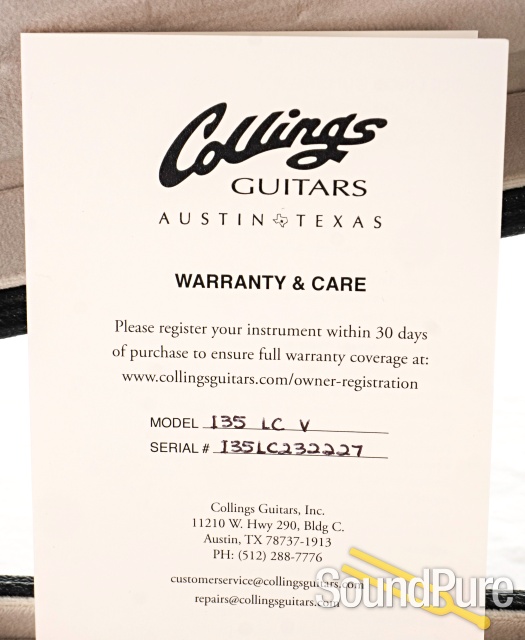 Collings I-35 LC Vintage Faded Cherry Guitar #I35LC232227 — image 5