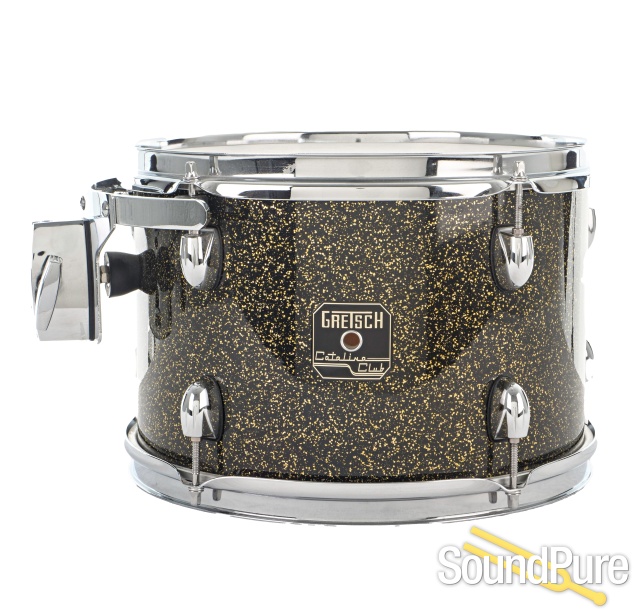 Gretsch Catalina Drum Kit Black/Gold Sparkle - Used — image 3