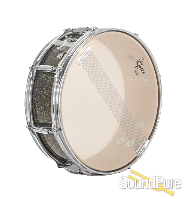 Gretsch Catalina Drum Kit Black/Gold Sparkle - Used — image 13