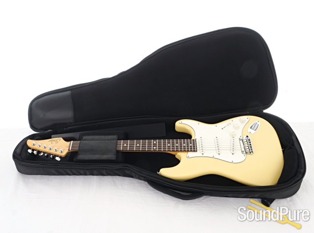 Suhr Classic S Vintage Yellow Electric Guitar #73977 - Used — image 4