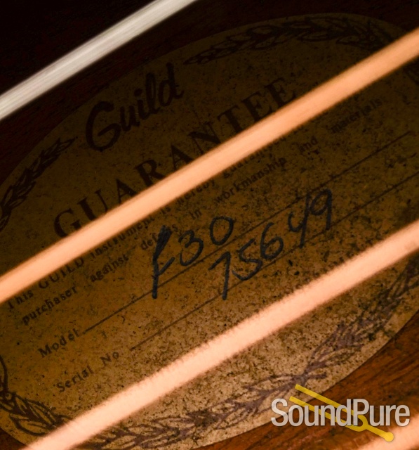 Guild F-30 1973 Acoustic Guitar #75649 - Used — image 7