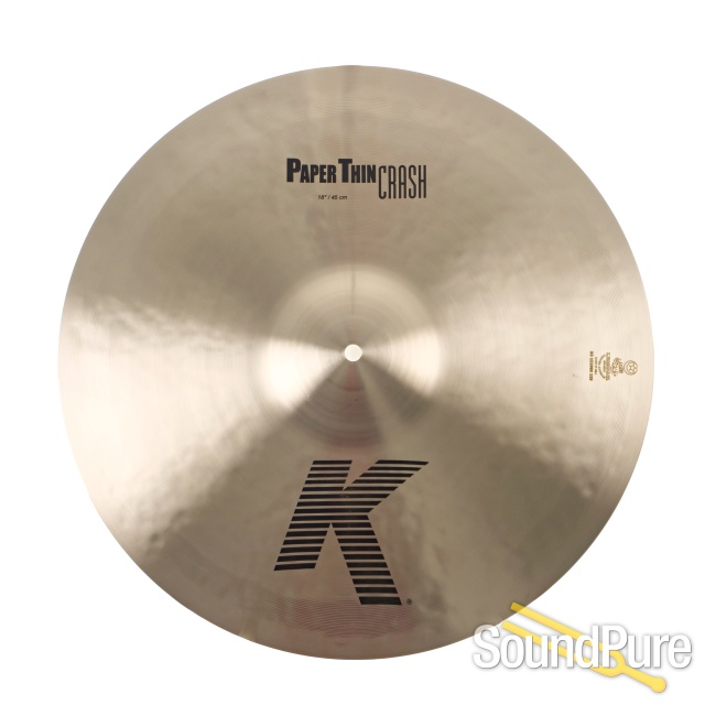 Zildjian 18" K Paper Thin Crash Cymbal