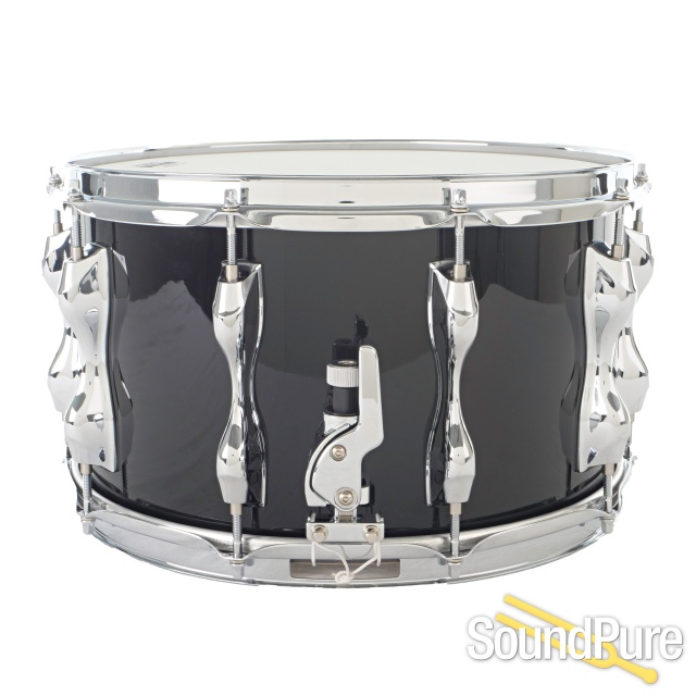 Yamaha Solid Black 14x8 Recording Custom Snare Drum — image 2