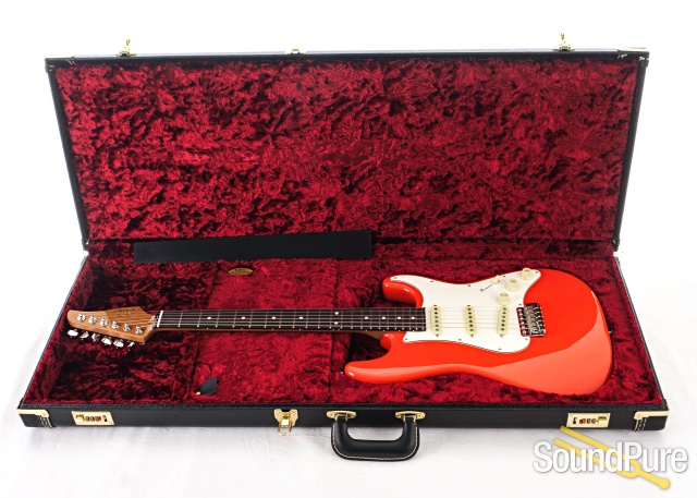 Suhr Scott Henderson Fiesta Orange Electric Guitar #79522 — image 5
