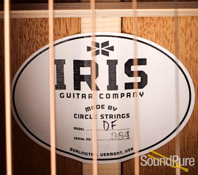 Iris DF Sunburst Acoustic Guitar #984 — image 7