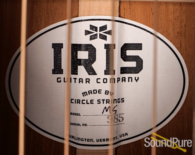 Iris MS-00 Sunburst Acoustic Guitar #985 — image 7