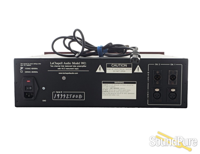 LaChapell Audio 992EG Dual Mono Tube Preamp - Used — image 4
