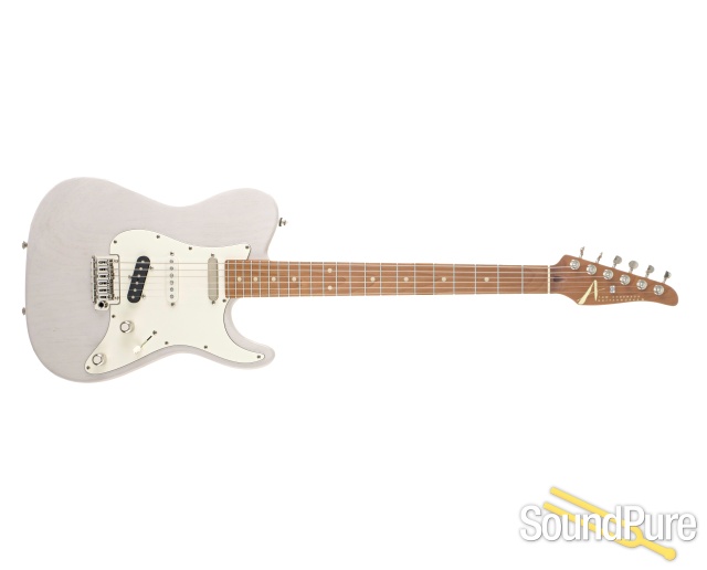 Anderson Mongrel In-Distress Trans White Guitar #05-06-24N — image 9
