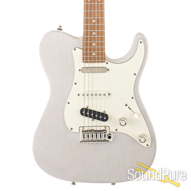 Anderson Mongrel In-Distress Trans White Guitar #05-06-24N — image 1