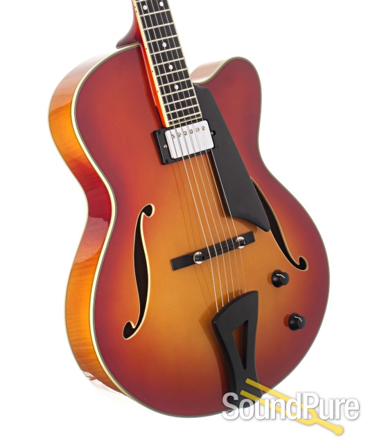 Comins GCS-16-1 Violin Burst Archtop Guitar #118247 — image 2