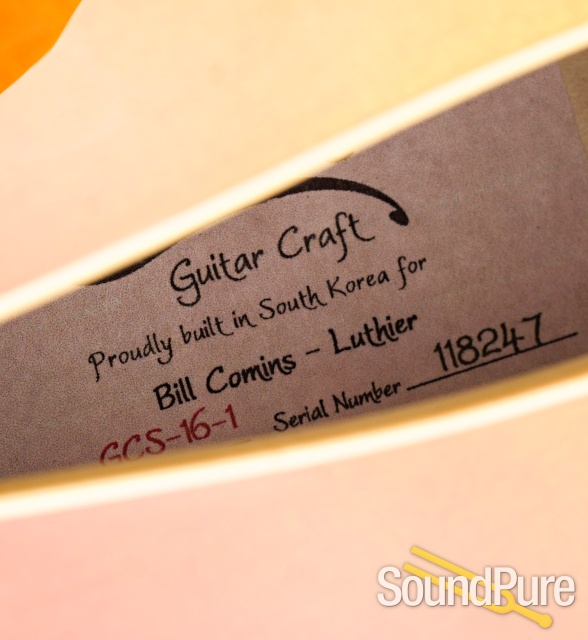 Comins GCS-16-1 Violin Burst Archtop Guitar #118247 — image 7