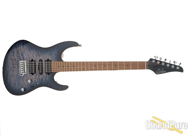 Suhr Modern Faded Whale Blue Burst Electric Guitar #77223 — image 3