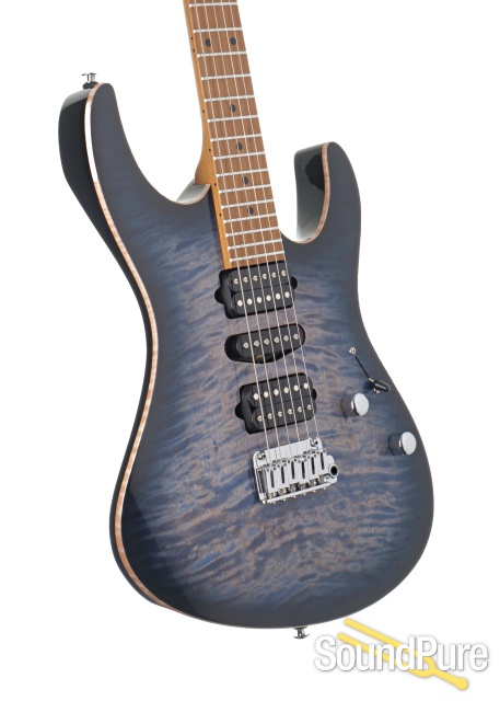Suhr Modern Faded Whale Blue Burst Electric Guitar #77223 — image 4