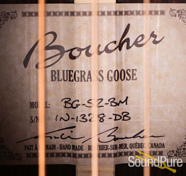 Boucher BG-52-BM Sunburst Acoustic Guitar #IN-1328-DB — image 7