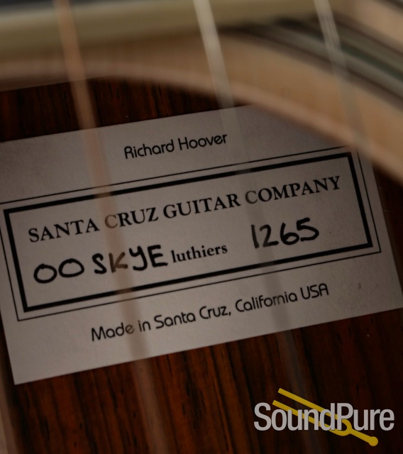 Santa Cruz 00-Skye Acoustic Guitar #1265 — image 7