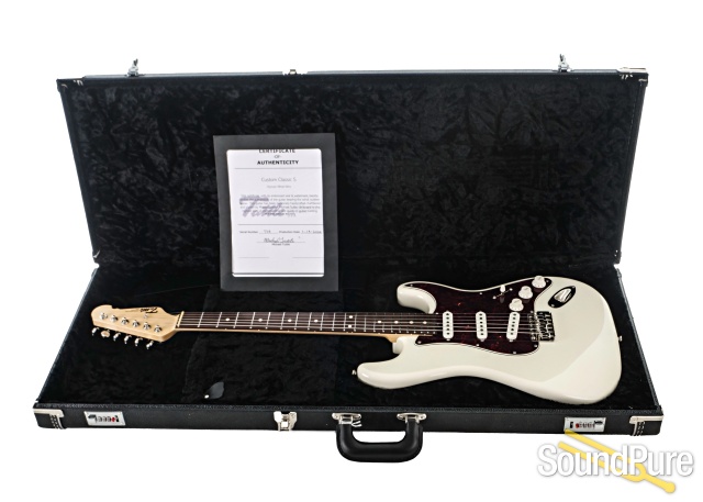 Tuttle Custom Classic S Olympic White Guitar #714 - Used — image 6