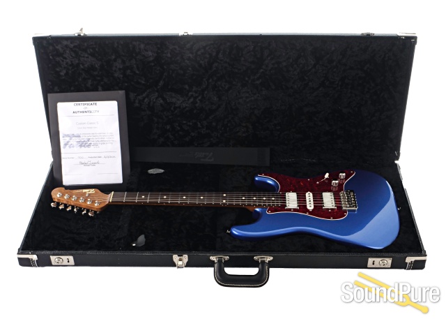Tuttle Custom Classic S Estoril Blue Metallic Guitar #900 — image 6