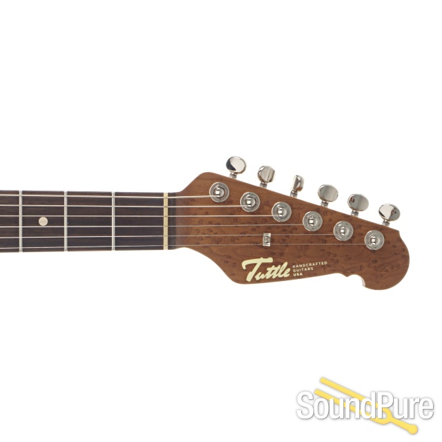 Tuttle Custom Classic S Estoril Blue Metallic Guitar #900 — image 8