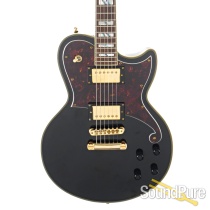 D'Angelico Deluxe Atlantic Black Guitar #W2100690 - Used