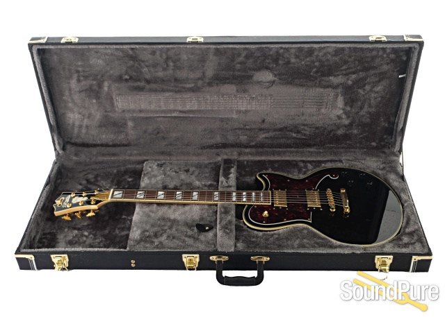 D'Angelico Deluxe Atlantic Black Guitar #W2100690 - Used — image 4