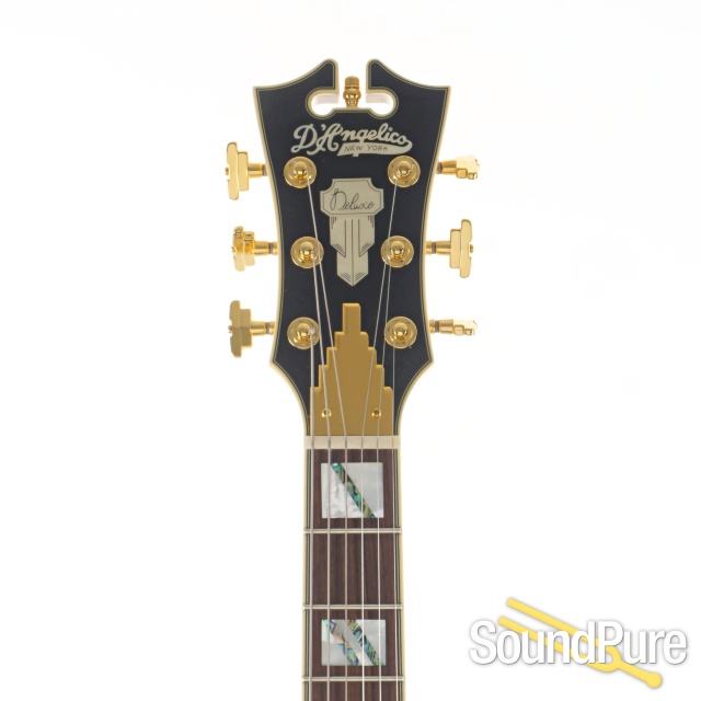 D'Angelico Deluxe Atlantic Black Guitar #W2100690 - Used — image 7