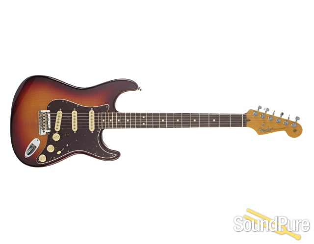 Fender 70th Ann. Strat Comet Burst Guitar #US23078353 - Used — image 9
