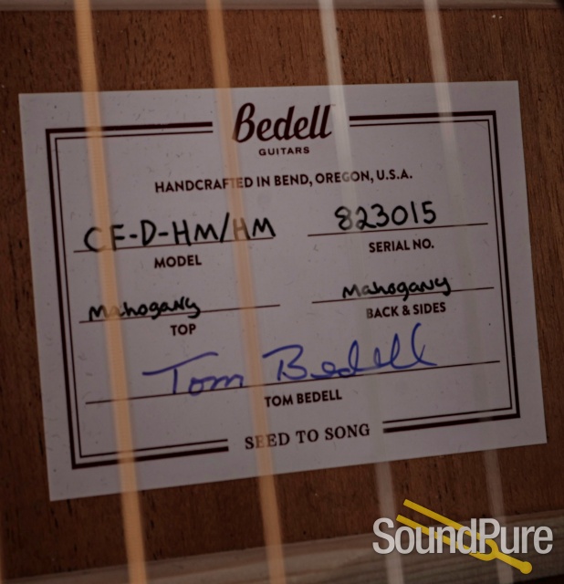 Bedell Classic Folk Dreadnought Acoustic #823015 - Used — image 8