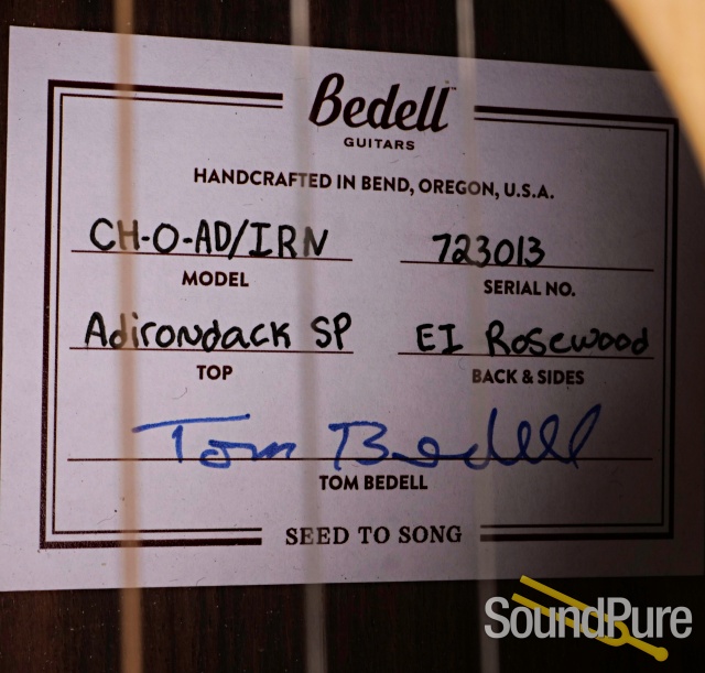 Bedell Coffee House Orchestra Acoustic Guitar #728013 - Used — image 8