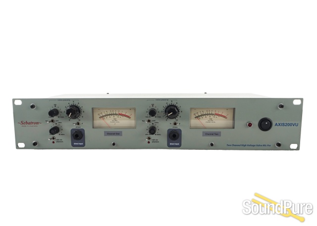 Sebatron AXIS 200VU Two Channel Tube Preamp - Used — image 1