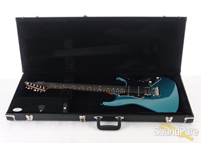 Suhr Pete Thorn SS Standard Turquoise Metallic Guitar #77333 — image 2