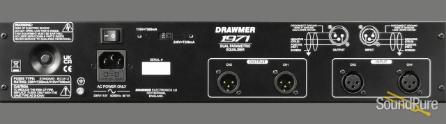 Drawmer 1971 Dual 4 Band Parametric Equalizer — image 2