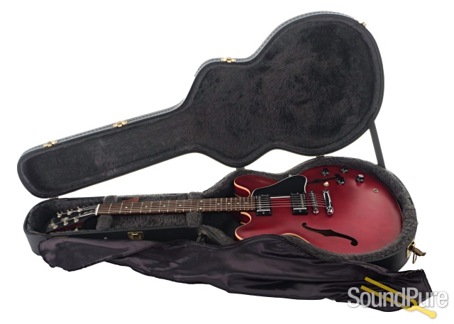 Gibson ES-335 Satin Cherry Electric Guitar #00485723 - Used — image 4