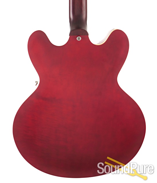 Gibson ES-335 Satin Cherry Electric Guitar #00485723 - Used — image 5