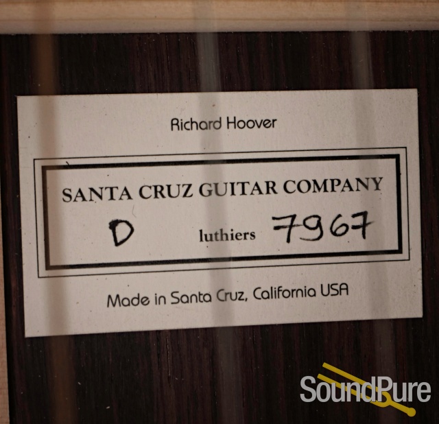 Santa Cruz D Model German/IR Acoustic Guitar #7967 — image 8