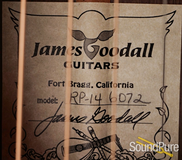 Goodall Master Engelmann/EIR Parlor Guitar #6072 - Used — image 7