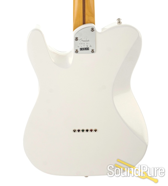 Fender Ultra Tele Arctic Pearl Guitar #US23202495 - Used — image 2