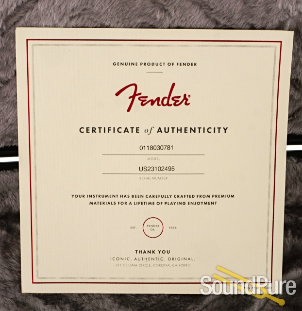 Fender Ultra Tele Arctic Pearl Guitar #US23202495 - Used — image 3