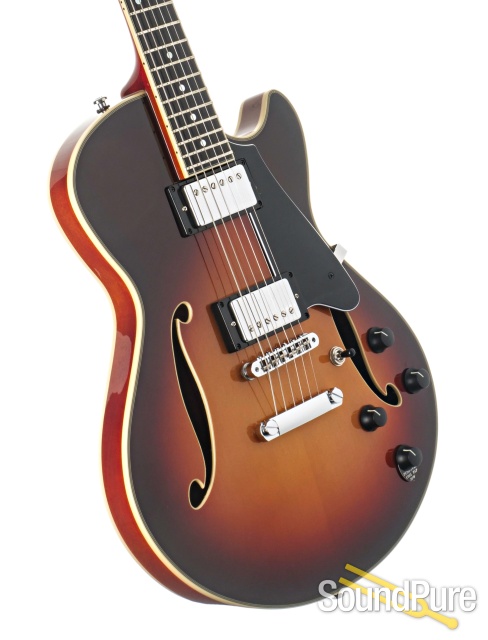 Comins GCS-1ES Autumn Burst Semi-Hollow Electric #112354 — image 2
